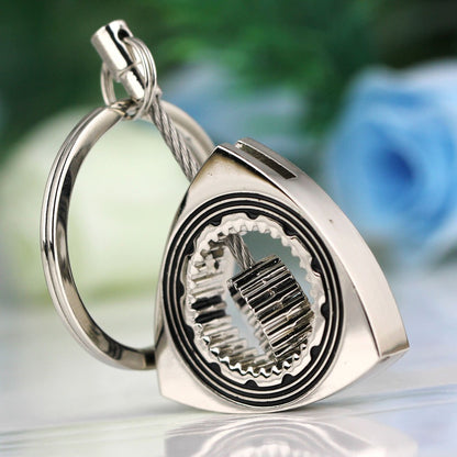 Rotary Engine Model Keychain